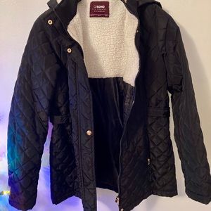 Woman’s winter coat.